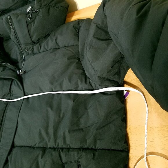 London Fog - Long Puffer Jacket Faux Fur Collar Removable Hood Size XXL Black - Picture 6 of 15